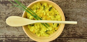 risotto curry poivrons